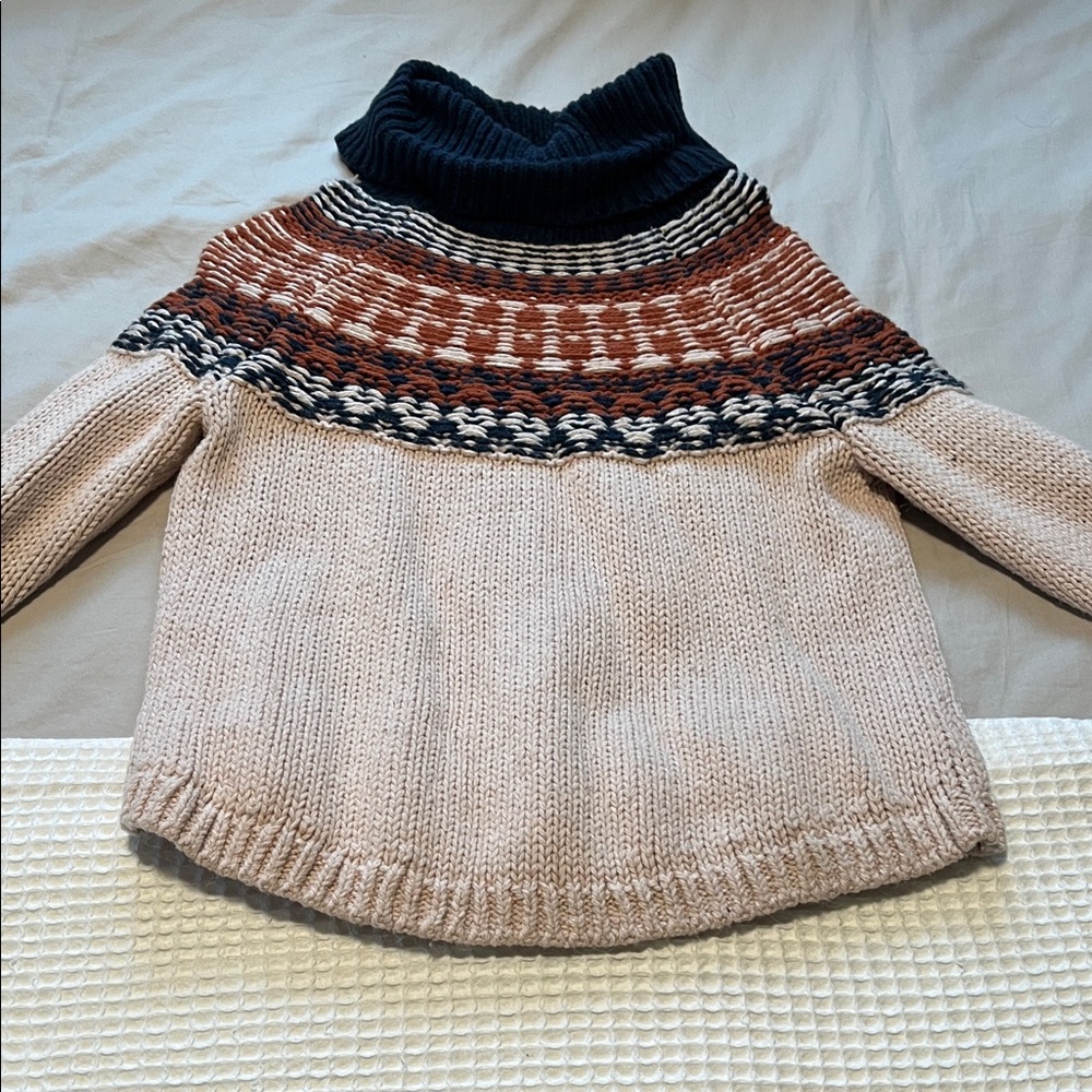 Madewell Fair Isle Turtleneck Sweater